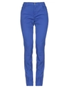 Trussardi Jeans Casual Pants In Bright Blue