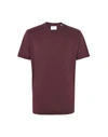 Colorful Standard T-shirts In Maroon