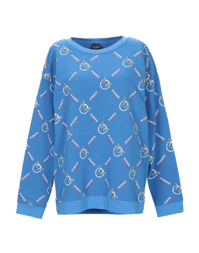 Pinko Sweatshirt In Bright Blue