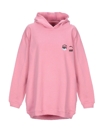Chiara Ferragni Sweatshirts In Pink