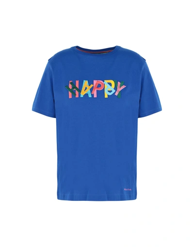 Ps By Paul Smith T-shirts In Bright Blue