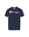 Champion T-shirts In Blue