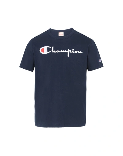 Champion T-shirts In Dark Blue