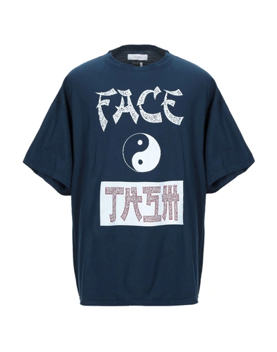 Facetasm T-shirts In Dark Blue