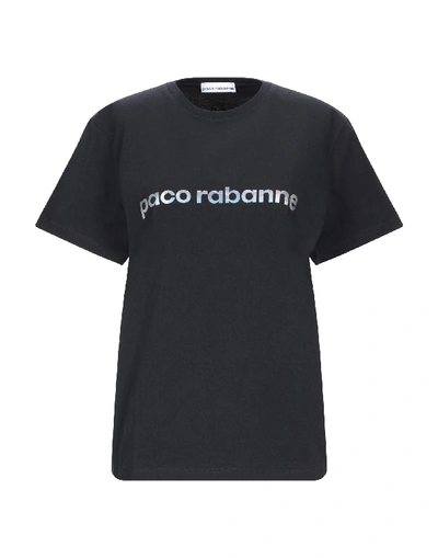 Paco Rabanne T-shirts In Black