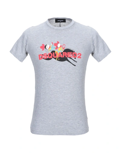 Dsquared2 T-shirts In Light Grey