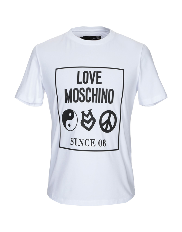 love moschino white t shirt