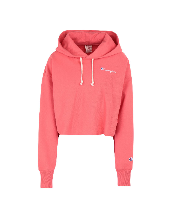 coral champion sweatshirt