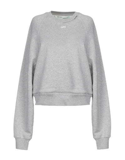 Off-white Sweatshirt In Light Grey