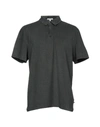 James Perse Polo Shirts In Steel Grey