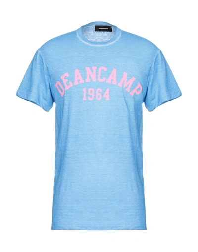 Dsquared2 T-shirts In Blue