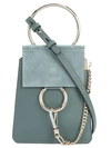 Chloé Small Faye Bracelet Bag In Blue
