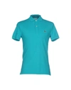 Lacoste Polo Shirts In Turquoise