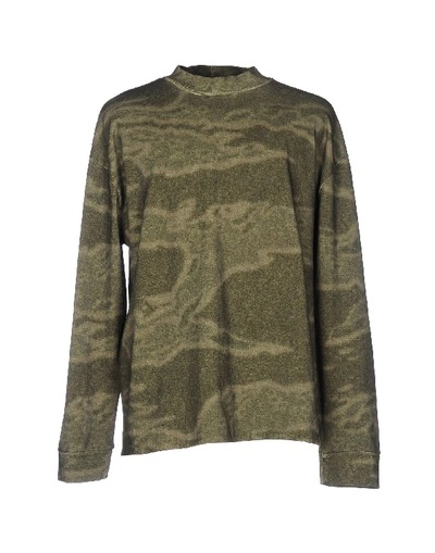 Yeezy Sweatshirts In Military Green