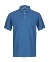 Fedeli Polo Shirt In Bright Blue