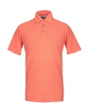 Fedeli Polo Shirt In Orange