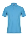 Fedeli Polo Shirt In Pastel Blue