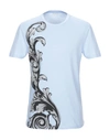 Versace T-shirt In Sky Blue