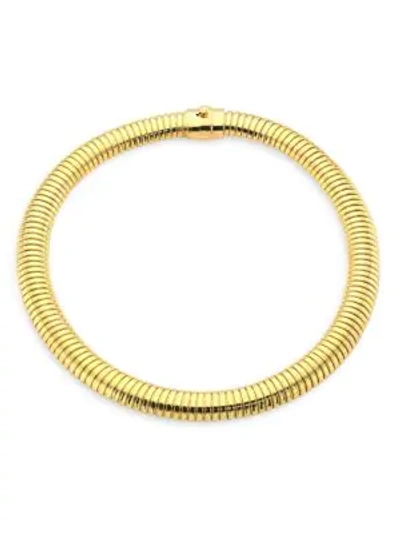 Alberto Milani Via Bagutta 18k Gold Coiled Collar Necklace