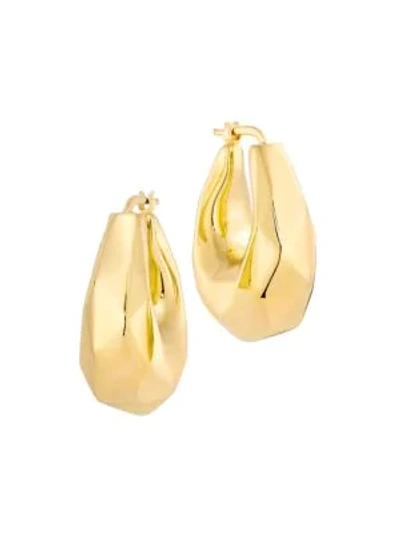 Alberto Milani Millennia 18k Gold Geometric Hoop Earrings