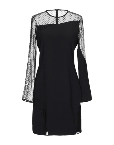 Pinko Short Dresses In Black
