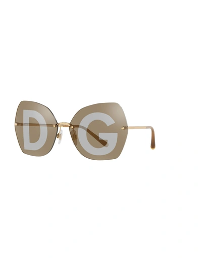 Dolce & Gabbana Sunglasses In Gold