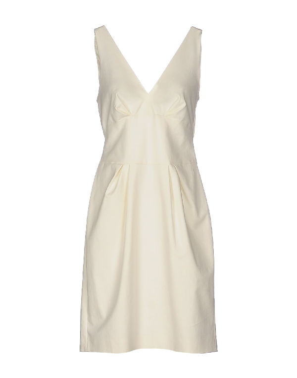 Moschino Short Dress In Ivory | ModeSens