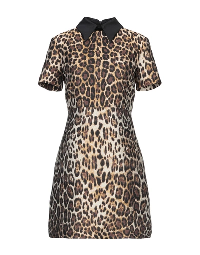 Jucca Short Dresses In Beige