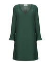 Essentiel Antwerp Short Dresses In Dark Green