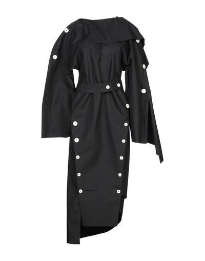 A.w.a.k.e. 3/4 Length Dresses In Black