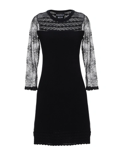 Boutique Moschino Short Dresses In Black