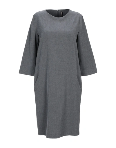 Manila Grace Short Dresses In Grey