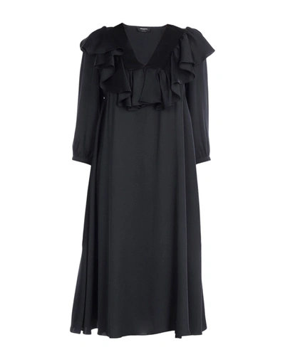 Rochas 3/4 Length Dresses In Black