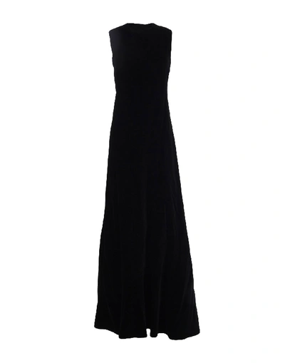 Carven Long Dress In Black