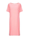 Sun 68 Short Dress In Pale Pink