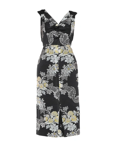 Erdem Midi Dresses In Black