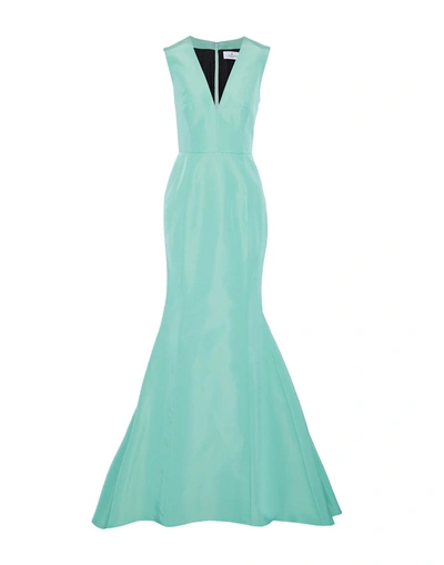 J Mendel Long Dresses In Light Green