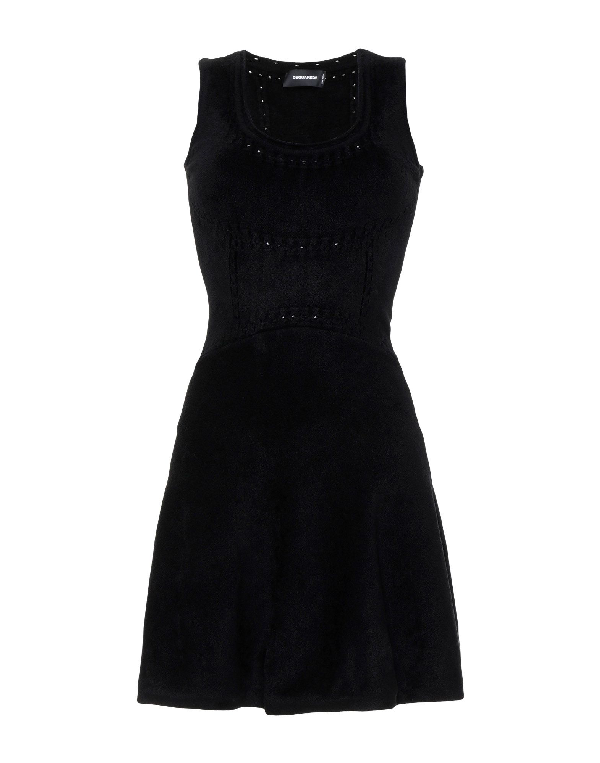 Dsquared2 Short Dress In Black | ModeSens
