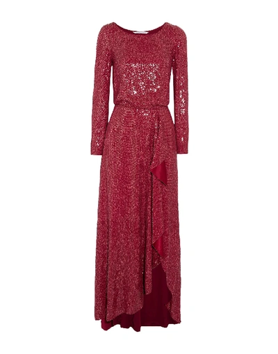 Diane Von Furstenberg Evening Dress In Maroon
