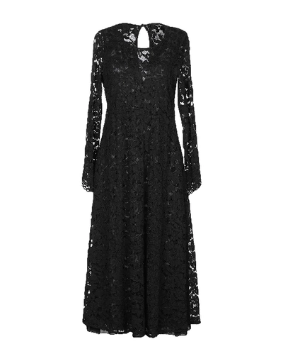Ottod'ame 3/4 Length Dresses In Black