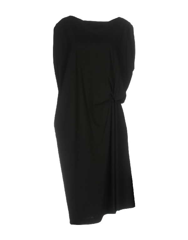 Jil Sander Knee-length Dress In Black | ModeSens