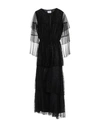 Dondup Long Dresses In Black