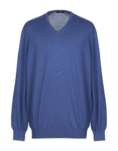 Gran Sasso Sweaters In Dark Purple