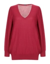 Malo Cashmere Blend In Red