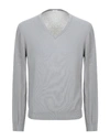 Malo Sweater In Light Grey