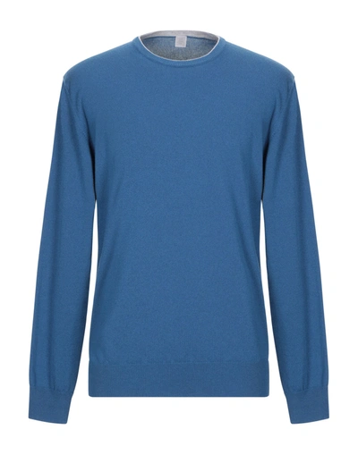 Eleventy Sweaters In Slate Blue
