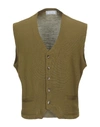 Gran Sasso Cardigans In Khaki