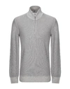 Gran Sasso Sweater With Zip In Grey