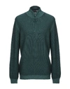 Gran Sasso Sweater With Zip In Green