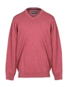 Barbour Sweaters In Garnet
